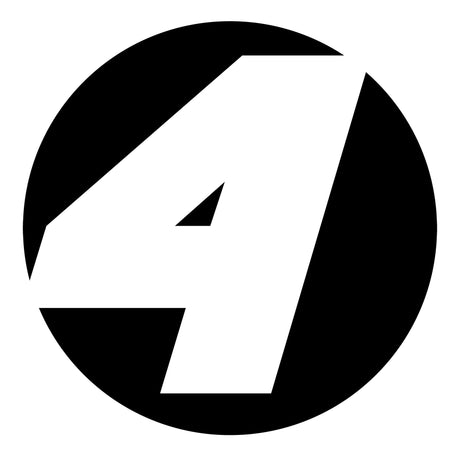 Pro-Series Custom Hollow Racing Number Decals – Solid Black Vinyl (Pair) - Style B - StickerBao Wheel Sticker Store