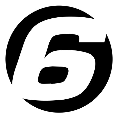 Pro-Series Custom Hollow Racing Number Decals – Solid Black Vinyl (Pair) - Style C - StickerBao Wheel Sticker Store