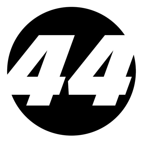 Pro-Series Custom Hollow Racing Number Decals – Solid Black Vinyl (Pair) - Style D - StickerBao Wheel Sticker Store