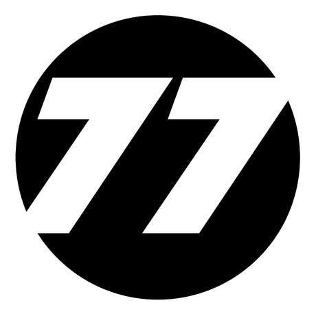 Pro-Series Custom Hollow Racing Number Decals – Solid Black Vinyl (Pair) - Style D - StickerBao Wheel Sticker Store