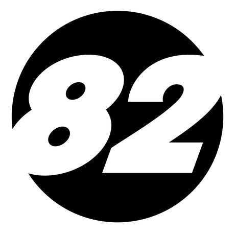 Pro-Series Custom Hollow Racing Number Decals – Solid Black Vinyl (Pair) - Style D - StickerBao Wheel Sticker Store