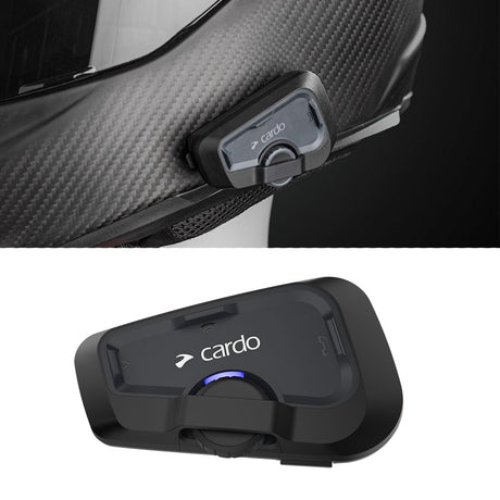 Cardo Freecom 2X Motorcycle Bluetooth Communication System Headset Intercom Black - StickerBao Wheel Sticker Store