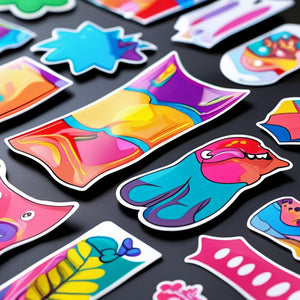 Embossed Stickers - Glossy / Matte