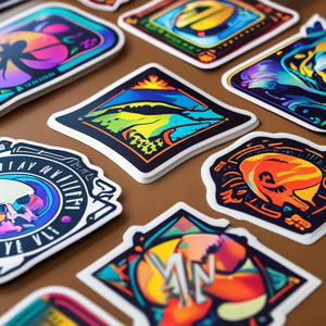 Embossed Stickers - Glossy / Matte