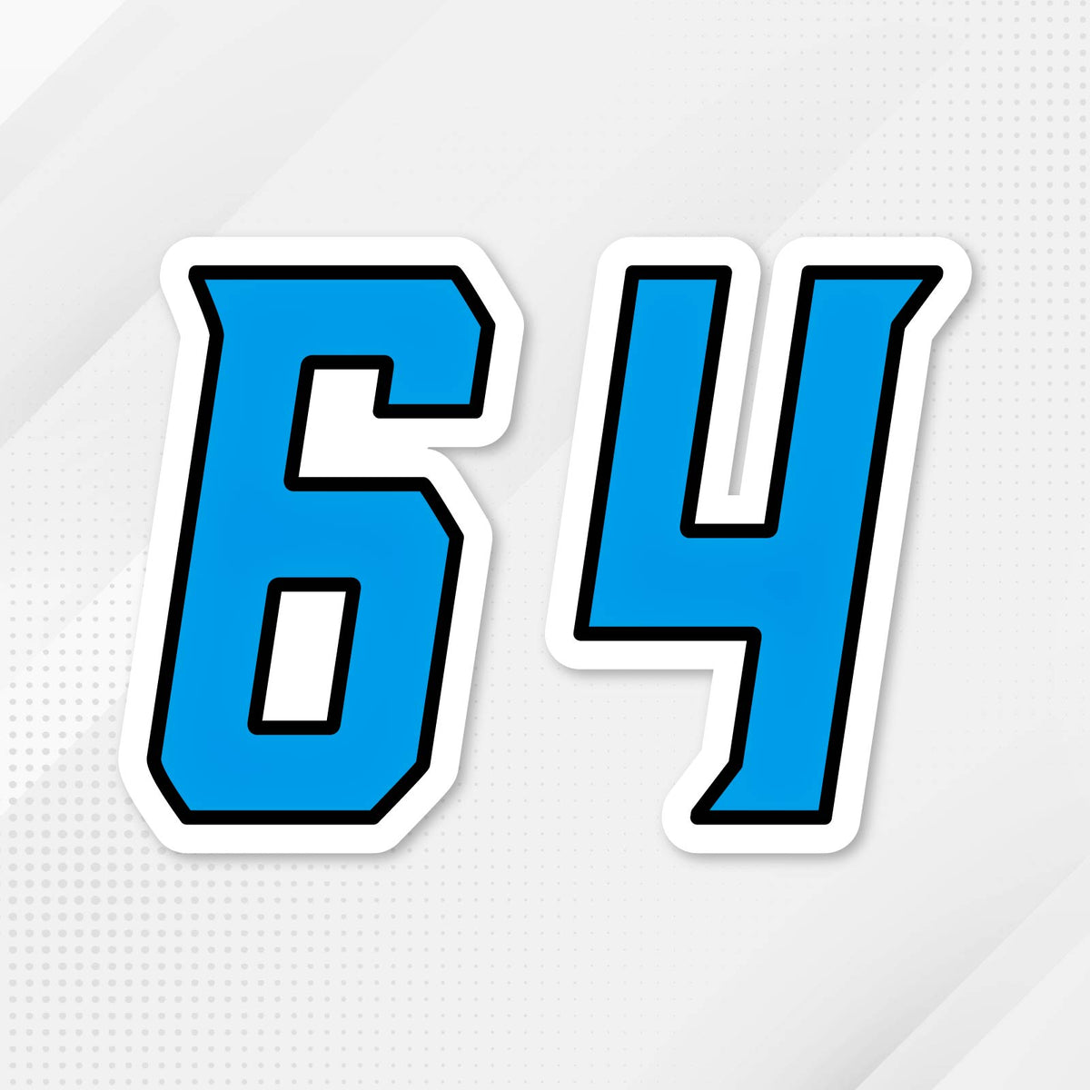STICKERBAO - Custom Racing Number Stickers - Track-Tested Waterproof M ...
