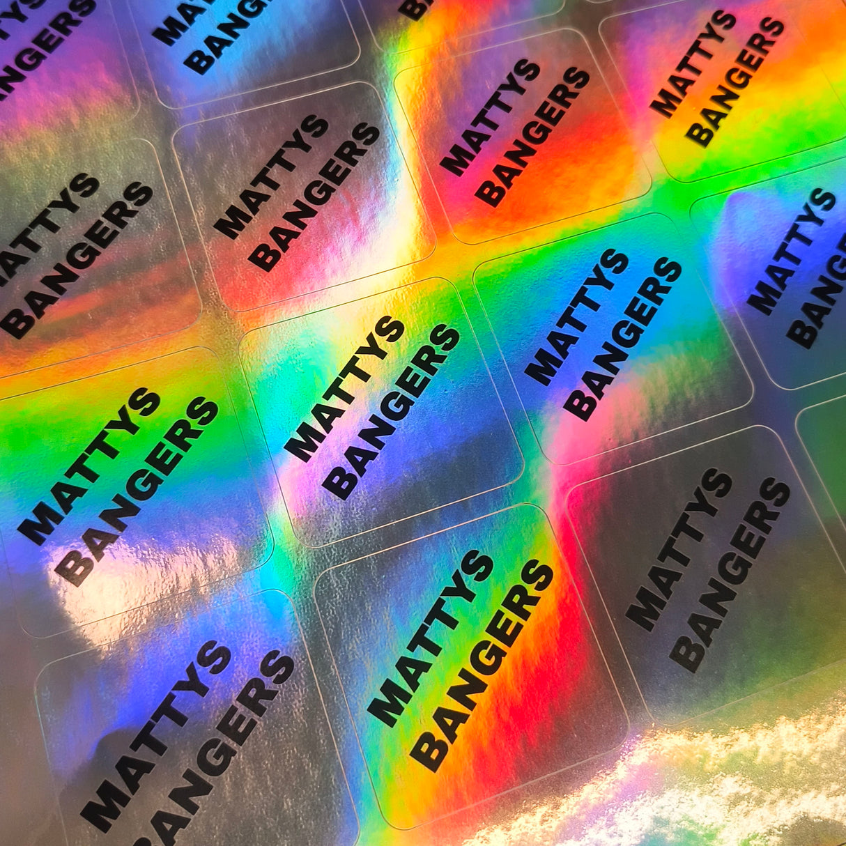 Economy Holographic Stickers