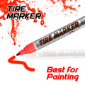1x Tire Pens Paint Marker Car Motorcycle Tread Waterproof - StickerBao Wheel Sticker Store