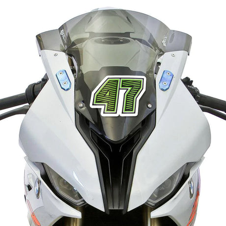 Looking for a racing number sticker that's as cool as your ride? Look no further! Our custom designs feature bold graphics, sleek lines, and the option to add your own number and name. So whether you're tearing up the track or cruising the streets, make sure you do it in style with our racing number stickers.