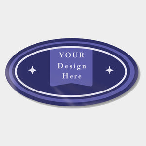 Oval Stickers - Glossy / Matte