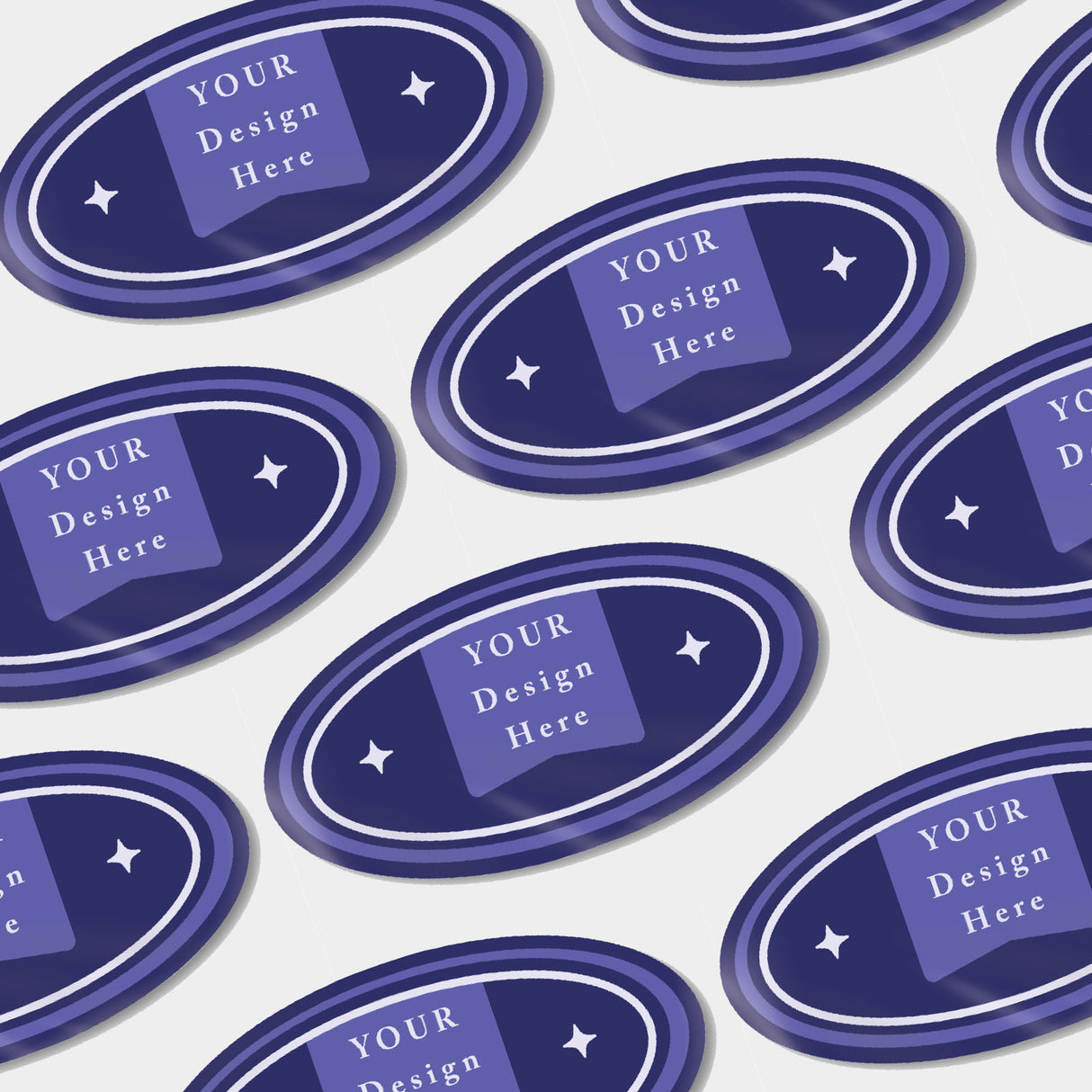 Oval Stickers - Glossy / Matte