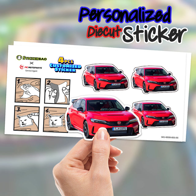 Custom Car Sticker, Custom Photo Sticker, Car Sticker, Custom Sticker, Gift for Him, Gift for Her, Turn Photo Into Sticker, Your Sticker - StickerBao Wheel Sticker Store