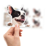 Pet Portrait Stickers | Custom Dog Sticker, Custom contour cut stickers, personalize stickers, Turn Photo Into Sticker, Custom Photo Sticker - StickerBao Wheel Sticker Store