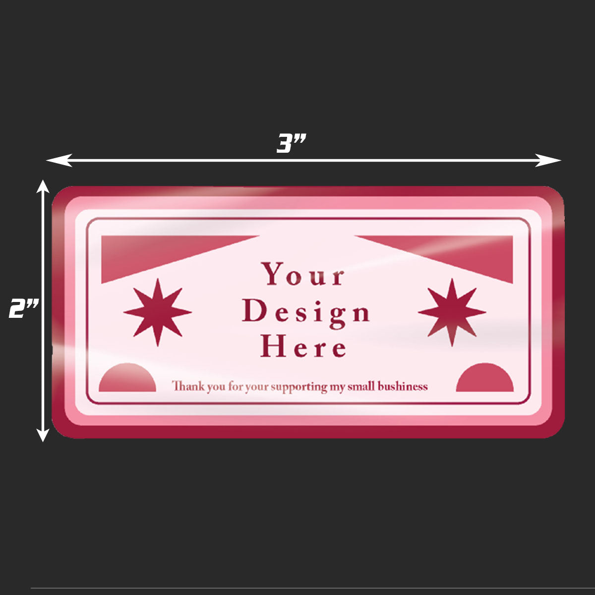 Rectangle Stickers - Glossy / Matte