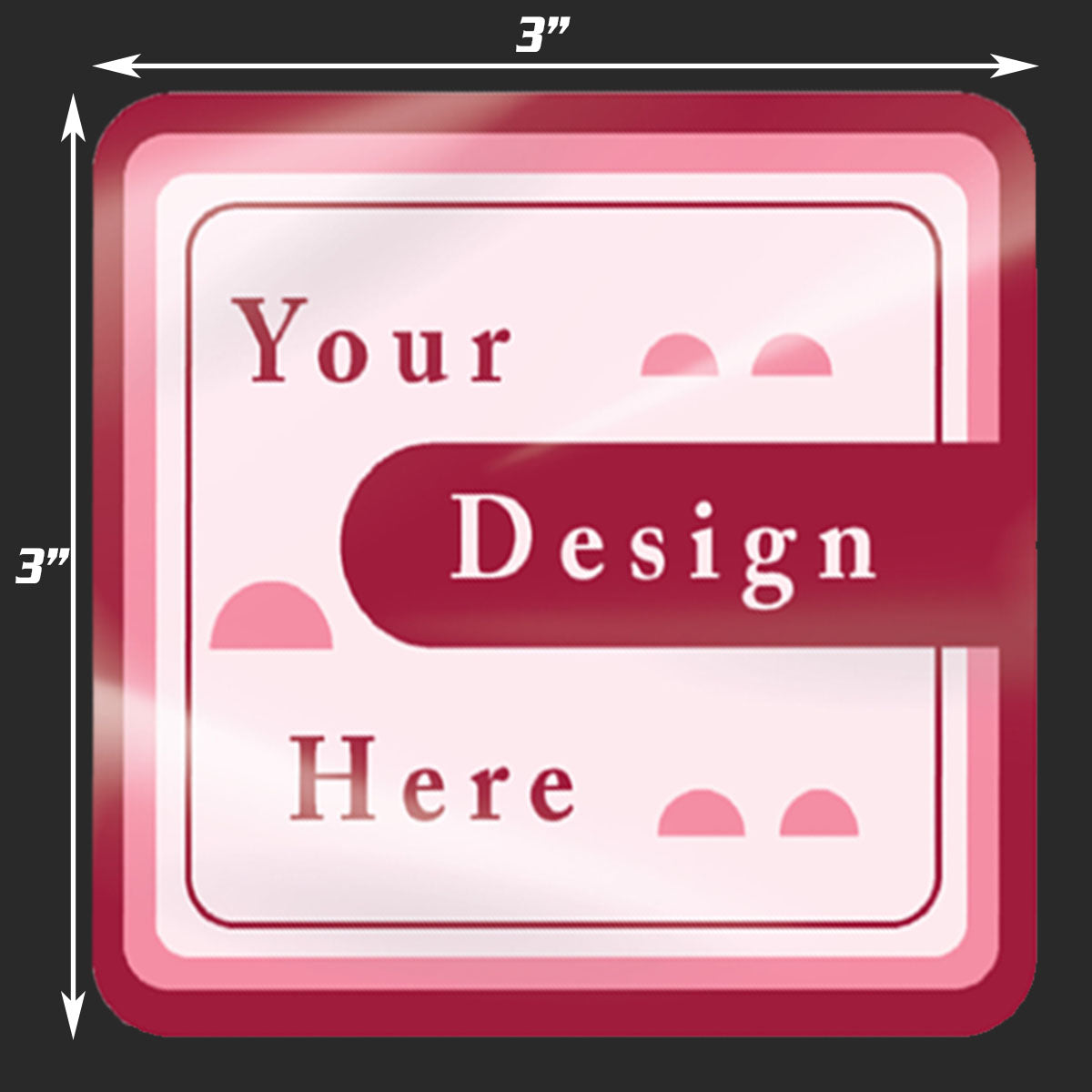 Square Stickers - Glossy / Matte