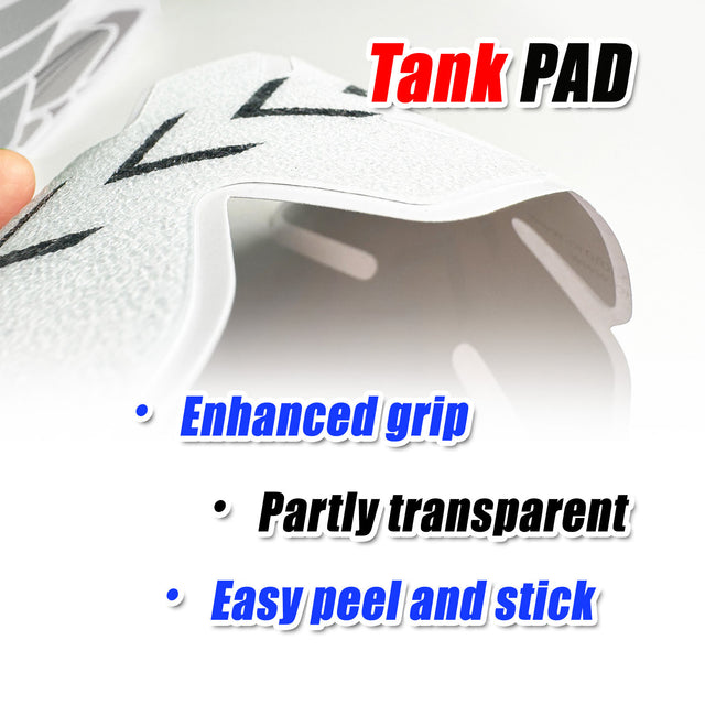 Motorcycle Tank Pad Anti Slip Shield Gas Tank Pad Protector Fish Bone - StickerBao Wheel Sticker Store