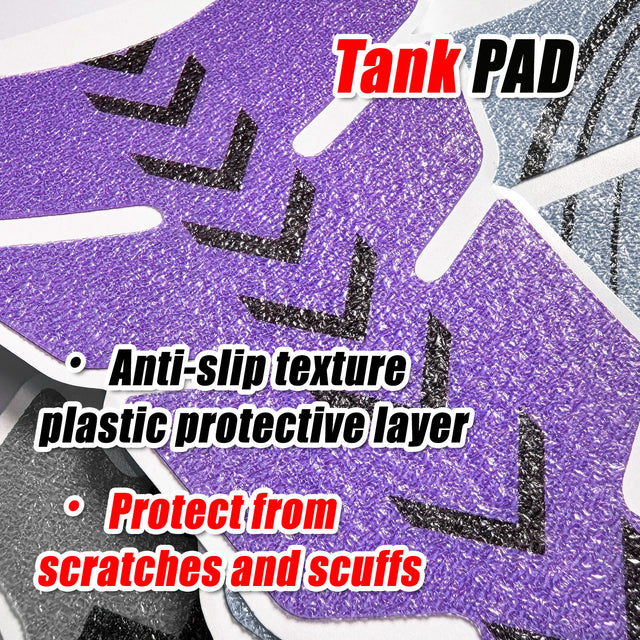 Motorcycle Tank Pad Anti Slip Shield Gas Tank Pad Protector shield - StickerBao Wheel Sticker Store