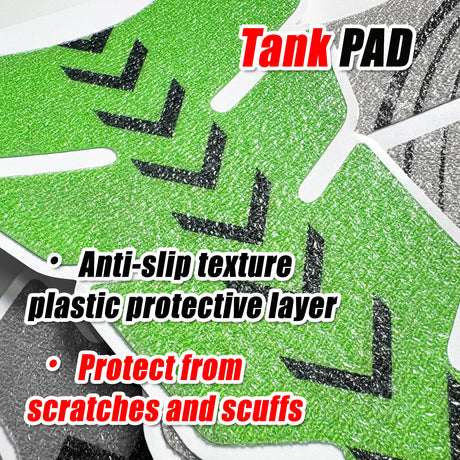 Motorcycle Tank Pad Anti Slip Shield Gas Tank Pad Protector Pattern Shield - StickerBao Wheel Sticker Store