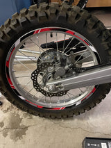 21 inch 18 inch Rim Wheel Stickers A01B ARROW Dirt Bike Rim Edge Stripes | For BETA 125 RR-S 250RR 300RR - StickerBao Wheel Sticker Store
