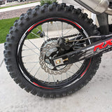 21 inch 18 inch Rim Wheel Stickers R02B RAZ Dirt Bike Rim Edge Stripes | For Honda XR250R XR400R XR600R - StickerBao Wheel Sticker Store