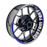 Inner rim 17 inch Rim Wheel Stickers SA01B Customized Logo & Edge Decal Stripes - StickerBao Wheel Sticker Store