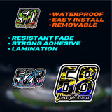Waterproof: Vinyl stickers are often waterproof, making them ideal for outdoor use on items such as cars and water bottles.