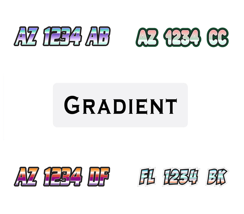 Boat Registration Numbers Stickers StickerBao Wheel Sticker Store