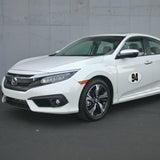 Custom Racing Number Stickers - Race Oval Number - Personalized Race Track Decals (2 of set) - 006D