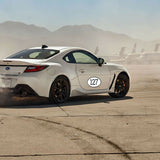 Custom Racing Number Stickers - Race Oval Number -Bold Thin Track Day Style (Set of 2) - 006L