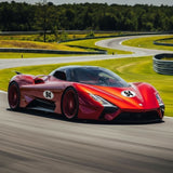 Custom Racing Number Stickers - Race Oval Number - Personalized Race Track Decals (2 of set) - 006D