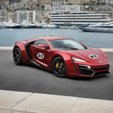 Custom Racing Number Stickers - Race Oval Number - Vinyl Track Day Stickers (2 Sets) - 006H