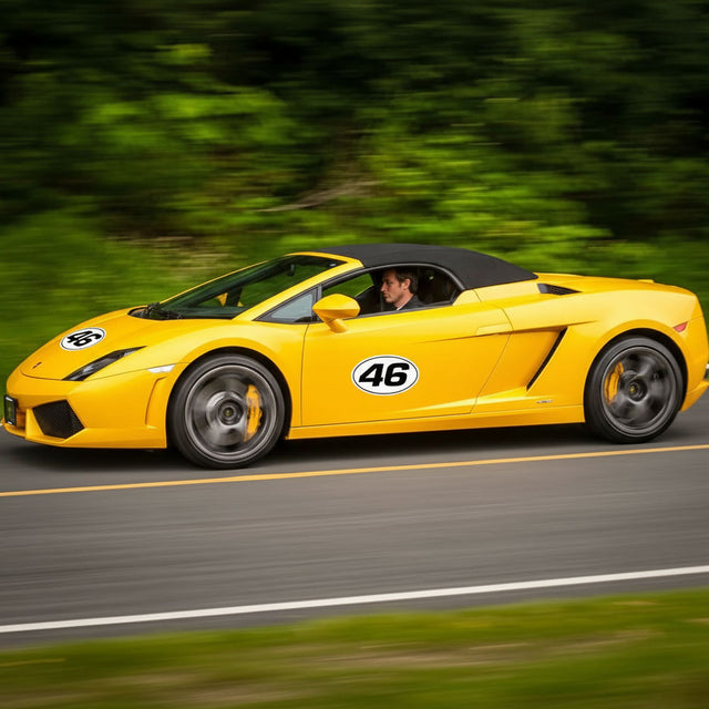 Custom Racing Number Stickers - Race Oval Number - Custom 2-Piece Sticker Set - 006I