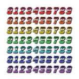 T04 Custom Racing Number Stickers Track Day Number Decals Rally Car Motocross Off-Road Bike - StickerBao Wheel Sticker Store