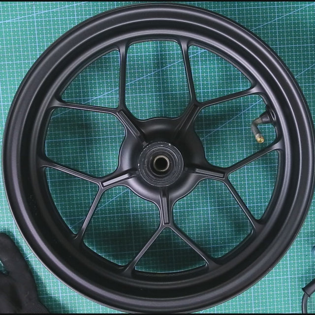 Para Honda GROM logotipo adesivos de roda de aro de 12 polegadas CA01W decalque de 2 peças