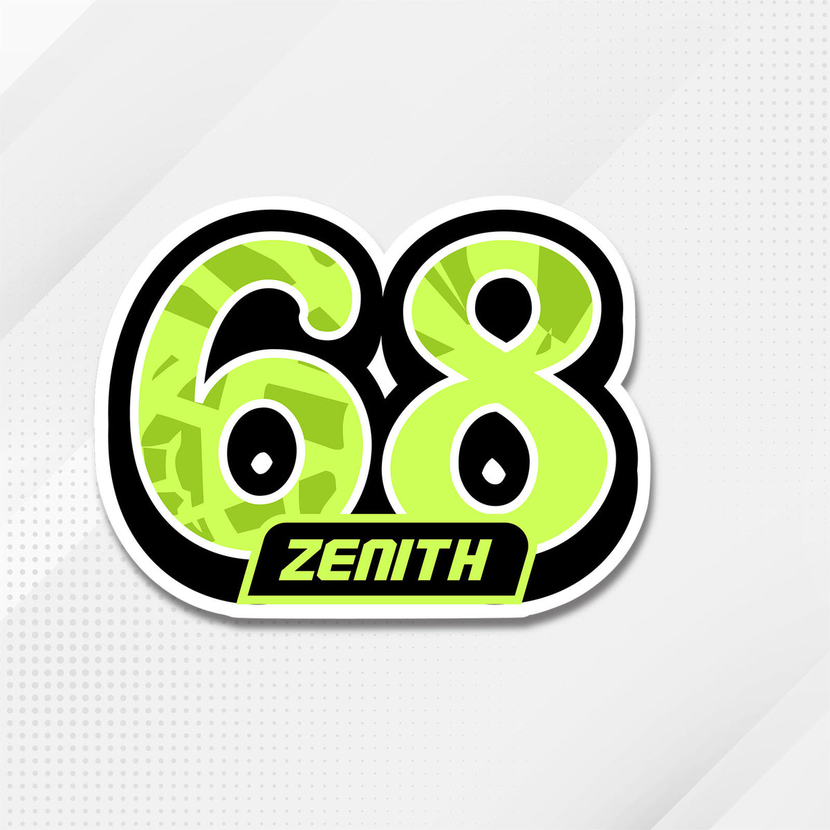 StickerBao Vinyl Racing Numbers Stickers Rally Car Number Magnet T20 ...