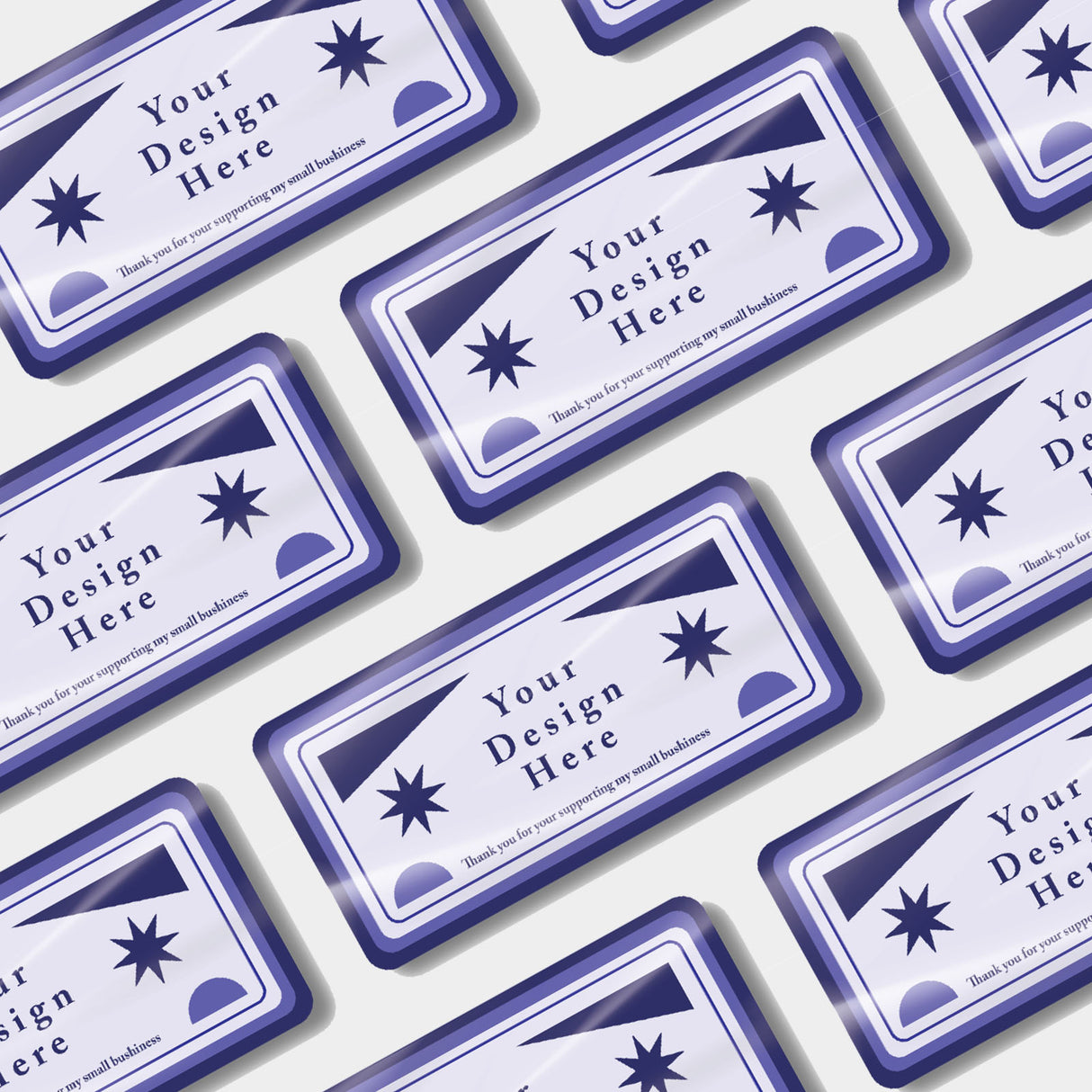 Rectangle Stickers - Glossy / Matte