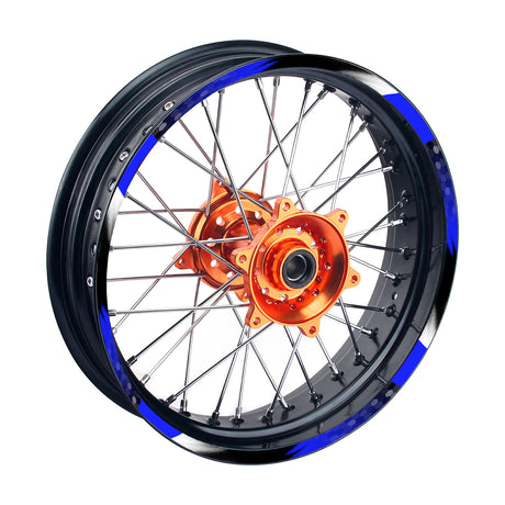 21 inch 18 inch Rim Wheel Stickers B01B ARROW MX Dirt Bike Rim Edge Stripes For Aprilia BMW SUR-RON TM Racing - StickerBao Wheel Sticker Store