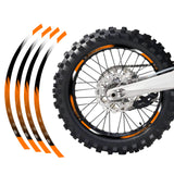 21 inch 18 inch Rim Wheel Stickers B01B HEX MX Dirt Bike Rim Edge Stripes For Honda