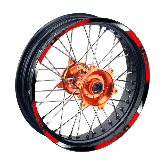 21 inch 18 inch Rim Wheel Stickers B01B ARROW MX Dirt Bike Rim Edge Stripes For Aprilia BMW SUR-RON TM Racing - StickerBao Wheel Sticker Store