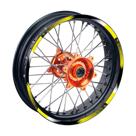 21 inch 18 inch Rim Wheel Stickers B01B HEX MX Dirt Bike Rim Edge Stripes For Suzuki