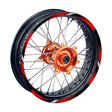 21 inch 19 inch Rim Wheel Stickers D01B DOTTON Dirt Bike Rim Edge Stripes For Honda TM Racing - StickerBao Wheel Sticker Store