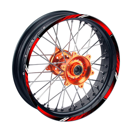 21 inch 18 inch Rim Wheel Stickers D01B DOTTON MX Dirt Bike Rim Edge Stripes For Suzuki - StickerBao Wheel Sticker Store