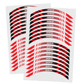 For Razor RSF650 SX500 14 inch Custom Rim Wheel Stickers SS07B Stripe Rim Edge Tapes - StickerBao Wheel Sticker Store