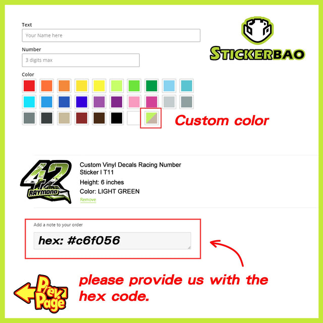 Custom racing number sticker for personalizing race gear diecut stickers motocross off-road rally car number stickers