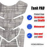 Motorcycle Tank Protectors Gas Tank Pad Shield Anti Slip Pattern Abstract Anime