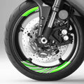 17 inch Rim Wheel Stickers STRIPE01 Stripe 2-Piece Decal | For Honda VFR800F VFR1200F VFR800X StickerBao