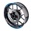 For Ducati 899 Panigale Logo MOTO 17 inch Rim Wheel Stickers GP01 Racing Check.