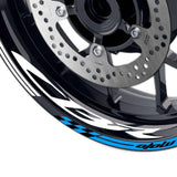 For Honda CBR1000RR CBR650R Logo MOTO 17 inch Rim Wheel Stickers GP01 Racing Check.