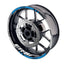 For Kawasaki ER-6F Logo MOTO 17 inch Rim Wheel Stickers GP01 Racing Check.