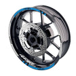 For Kawasaki Ninja H2 H2R Logo MOTO 17 inch Rim Wheel Stickers GP01 Racing Check.