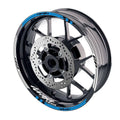 For Kawasaki Ninja H2 H2R Logo MOTO 17 inch Rim Wheel Stickers GP01 Racing Check.